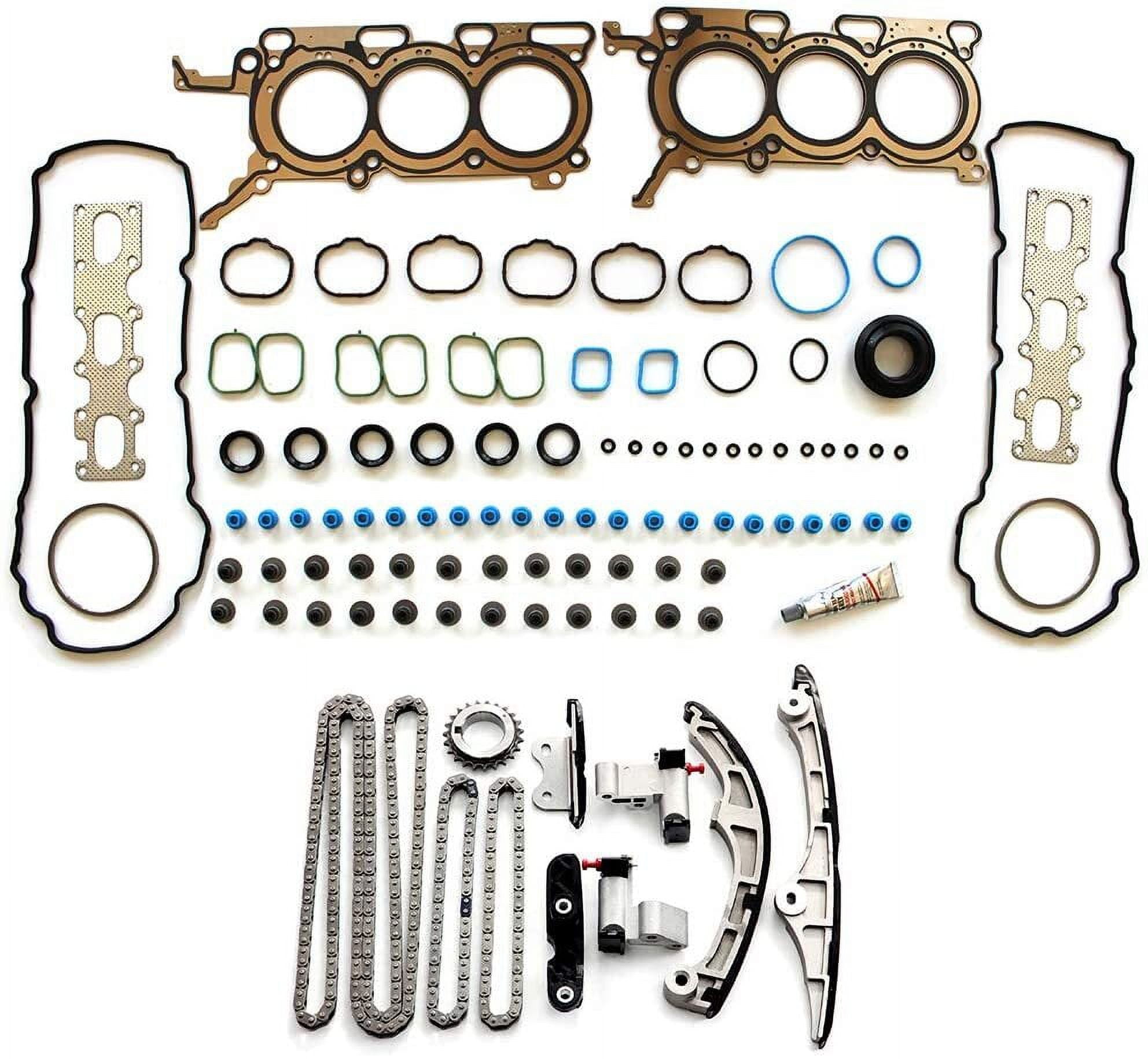 ECCPP Timing Chain Cover Gasket Kit fits for 2007-2009 ford Edge Lincoln MKX MKZ Mazda CX-9 3.7L 3.5L TK4198