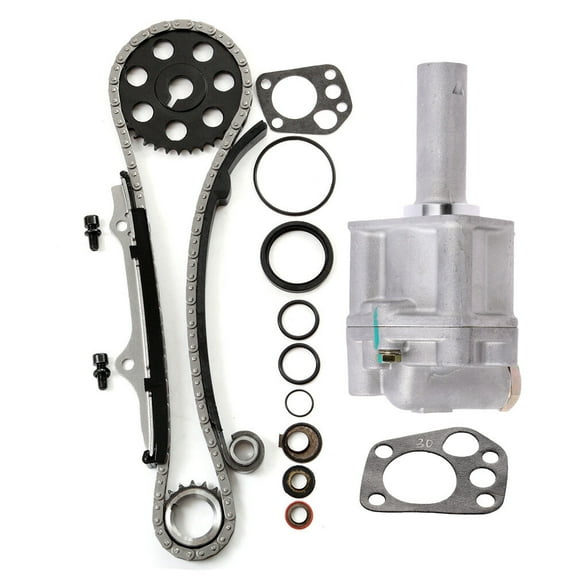 ECCPP Timing Chain Kit Oil Pump 94163S Fit For 1995-1997 for Nissan Pickup 1989-1990 for Nissan 240SX 1990-1994 for Nissan D21