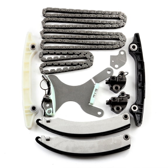 ECCPP Timing Chain Kit-no Gears and Timing Cover Gasket Set for 2002-2012 Dodge Dakota Durango Nitro Ram Jeep Commander Grand Cherokee Liberty 3.7L SOHC