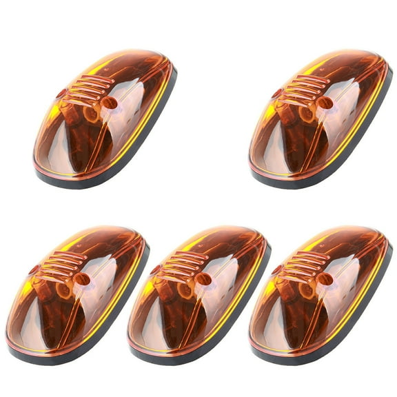 ECCPP Top Roof Running Marker Assembly T10-6-5730-SMD Xenon White LED Bulbs (AmberLen Total)