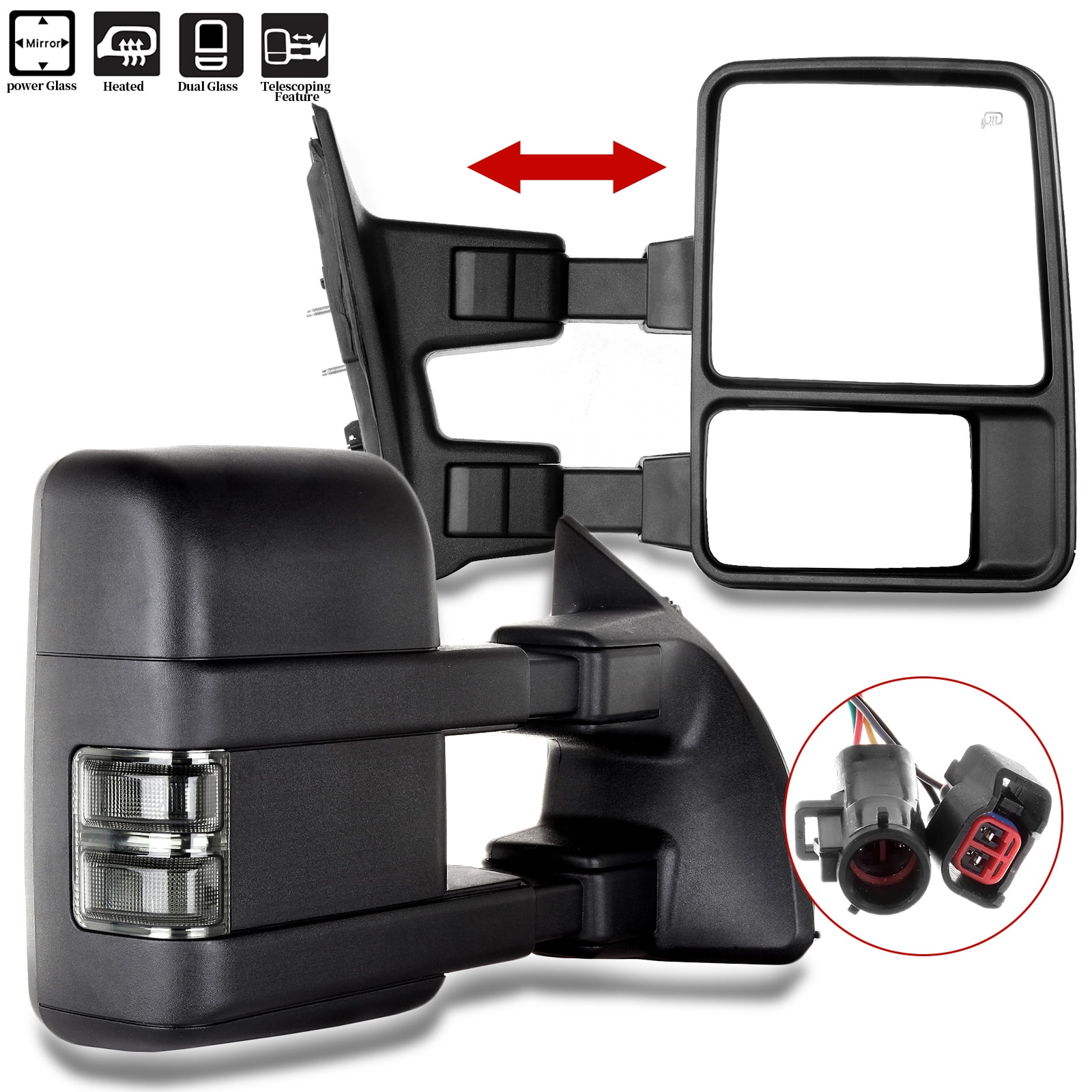 Eccpp Tow Mirrors Towing Mirrors Compatible With For Ford For F For F For F