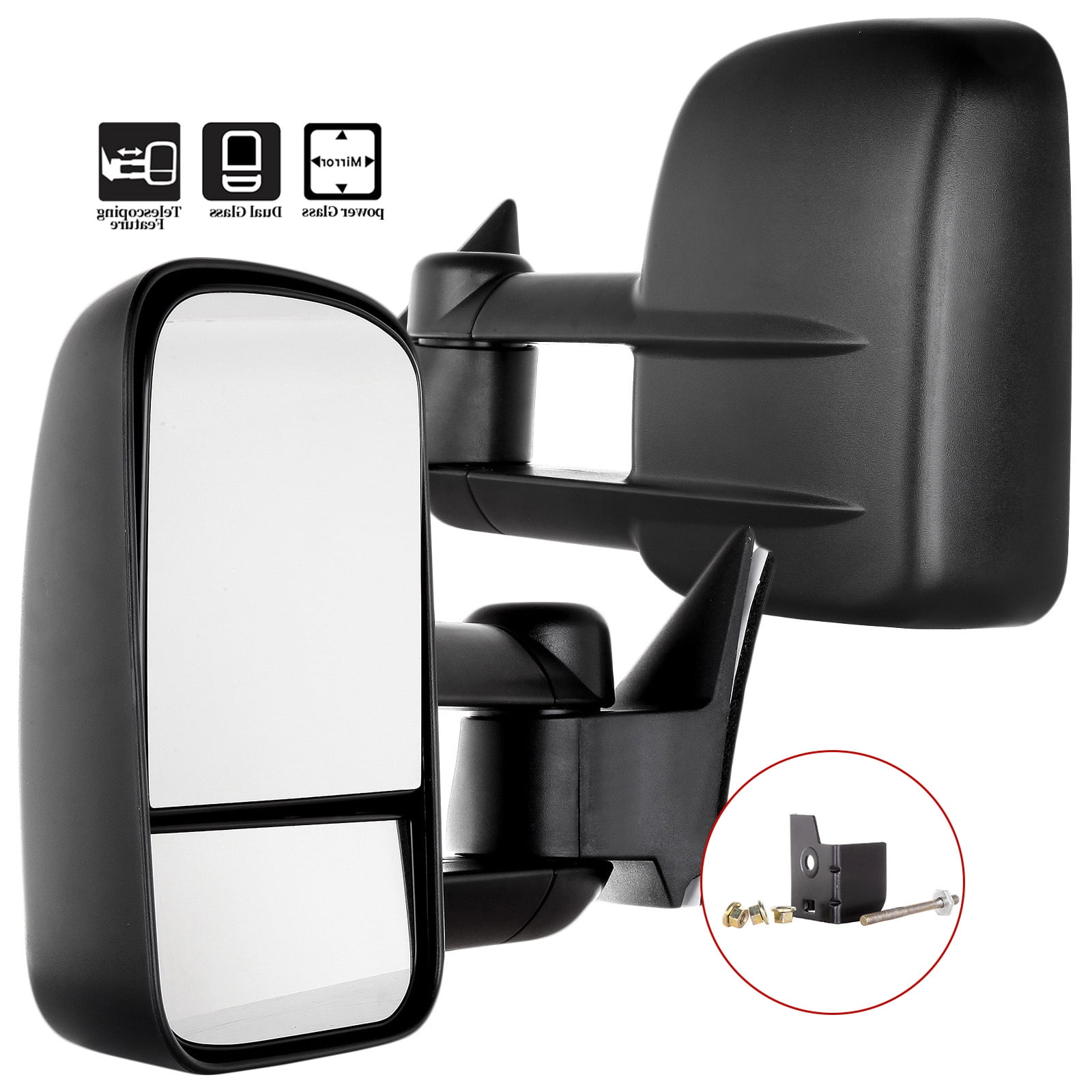 ECCPP Towing Mirror for 88-98 for Chevy for GMC C/K 1500 2500 3500