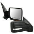 thumbnail image 1 of ECCPP Towing Mirrors Fit 2004-2014 for Ford F150 Pickup Truck Power Heated Turn Signal Light Puddle Light Black Mirror Pair Set Right Passenger and Left Driver Side, 1 of 5