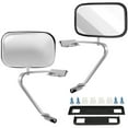 thumbnail image 1 of ECCPP Towing Mirrors Replacement fit 1980-1992 for Ford for F150 for F250 for F350, 1993 1995 for F150 for F350,1994 for F350 Chrome Manual Pair Truck SUV Pickup Mirrors Truck Manual Folding Plastic, 1 of 4