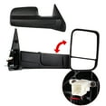 thumbnail image 1 of ECCPP Towing Mirrors Tow Mirrors Replacement fit for 2002-08 for Dodge for Ram 1500 2500 Pickup Power Heated Towing Side Mirrors Pair Set Passenger & Driver Side View, 1 of 4