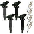 thumbnail image 2 of 4 Ignition Coils + 4 Spark Plugs For 1.8L Toyota Corolla, Celica, Chevy Matrix – UF247 2 of 4
