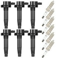 thumbnail image 1 of ECCPP UF553 6 ignition coils with 6 iridium Spark Plugs for ford for Lincoln Edge Flex F150 Explorer Fusion Taurus MKS MKX MKZ CX-9 3.5L 3.7L V6 2007-2017 DG-520 UF553 UF-553, 1 of 6