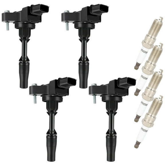 ECCPP UF680 4 ignition coils with 4 iridium Spark Plugs for Chevrolet Camaro 2016-2018 Colorado 2015-2018 Impala 2014-2019 Malibu 2013-2018 2.0L 2.5L UF680 C1827