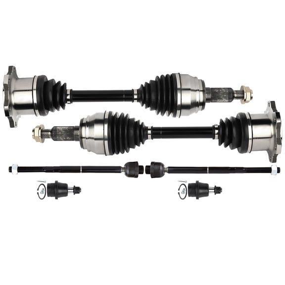 ECCPP Upper Control Arm and Ball Joint Lower Ball Joint CV Axle fit for Chevrolet Express 1500 2003-2005 for Chevrolet Silverado 1500 2002-2006 6pcs