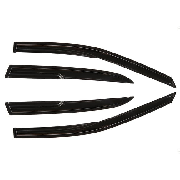 ECCPP Ventvisor Side Window Deflector, 4-Piece Tape On Outside Mount Style Sun Rain Guard Vent Shade Fits for 2005 2006 2007 For Honda For Accord Window Visors