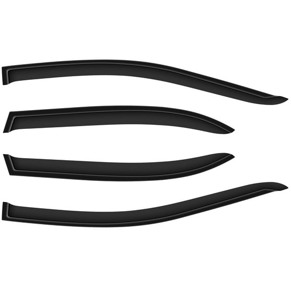 ECCPP Ventvisor Side Window Deflector, 4-Piece Tape On Outside Mount Style Sun Rain Guard Vent Shade Window Shade Fits for 2003 2004 2005 2006 2007 2008 For Toyota Corolla Window Visors