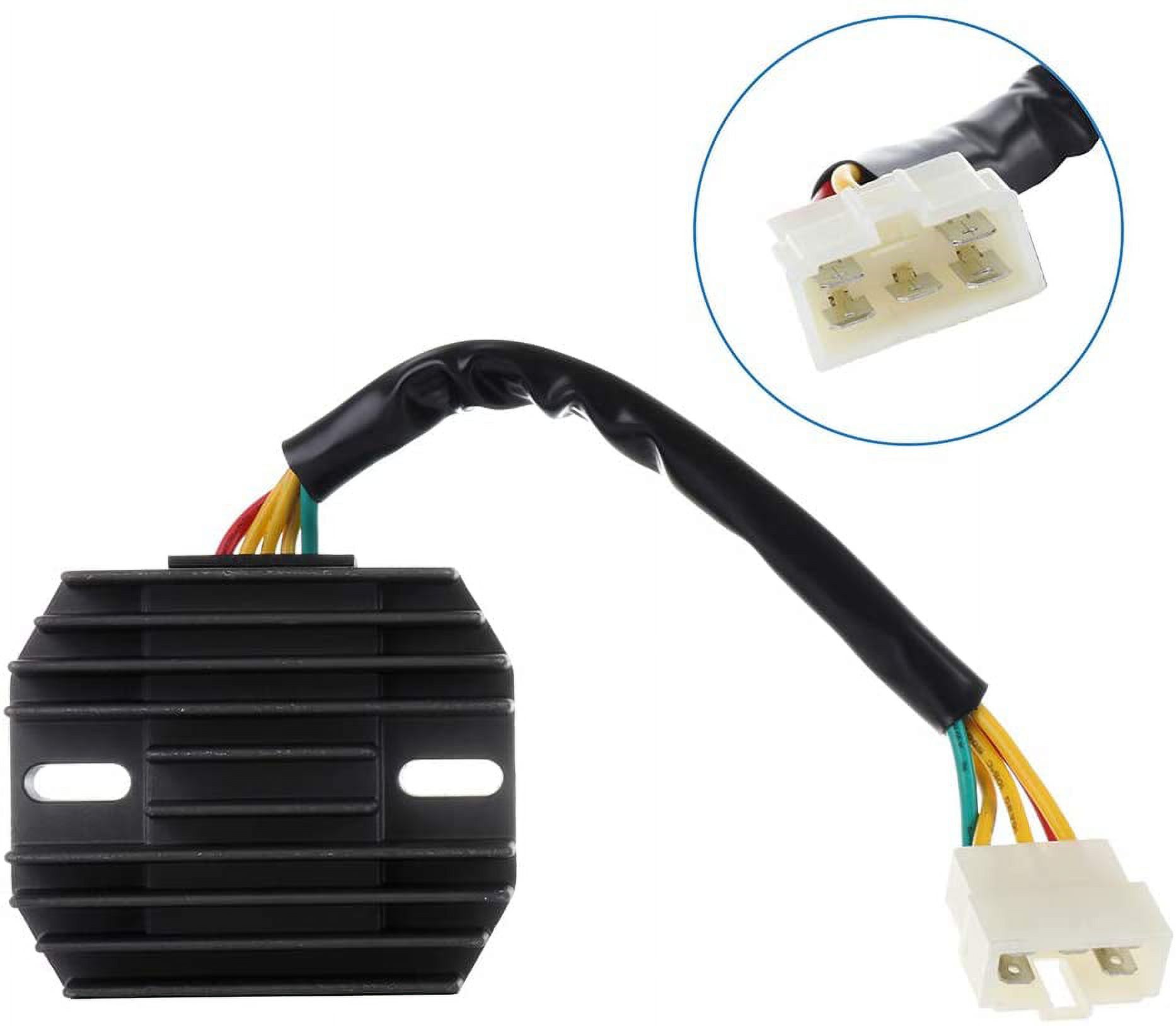 ECCPP Voltage Regulator Rectifier Fit for 1998-1999 for Arctic Cat 400 1998-1999 for Arctic Cat 500 1997-1998 for Arctic Cat Bearcat 454 3430-016 3430-037 Rectifier Regulator