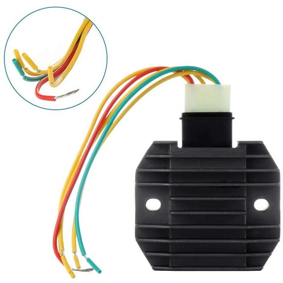 ECCPP Voltage Regulator Rectifier Fit for 2008-2013 Yamaha WR250R 1999-2001 Yamaha YZF R1 1999-2012 Yamaha YZF R6 RRV-A033 Rectifier Regulator