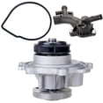 thumbnail image 1 of ECCPP Water Pump Thermostat Housing Assembly Fit for Chevrolet Cruze 1.8L 2011-2014, for Chevrolet Sonic 1.8L 2012-2014 AW6184 1302050, 1 of 5