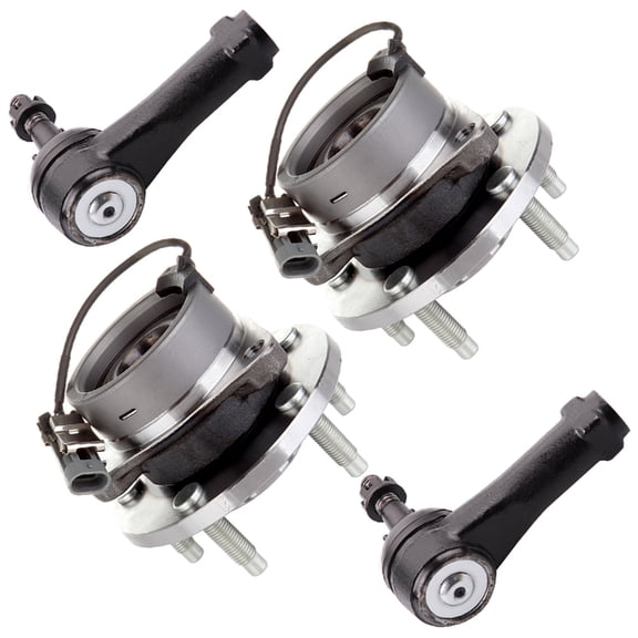 ECCPP Wheel Hub Assembly 2005 2006 2007 2008 2009 2010 2011 for Chevrolet COBALT for Chevrolet HHR for Pontiac G5 for Pontiac PURSUIT - Front Outer Tie Rod End Wheel Hub Bearing