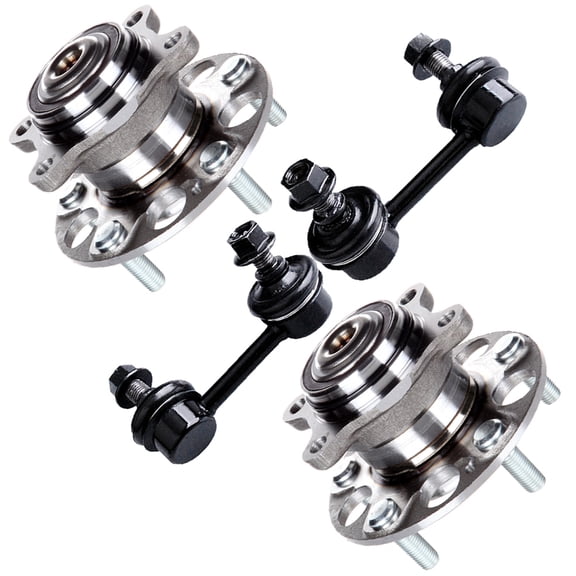 ECCPP Wheel Hub Assembly 2006 2007 2008 2009 2010 2011 for Honda Civic - Rear Sway Bar End Link- Driver Side Rear Sway Bar Endlink- Passenger Side Wheel Hub Bearing