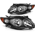 thumbnail image 1 of ECCPP headlight assembly kit for 2009 2010 for TOYOTA Corolla Headlights Front Lamp Direct Replacement Pair Left + Right 2503183, 1 of 6