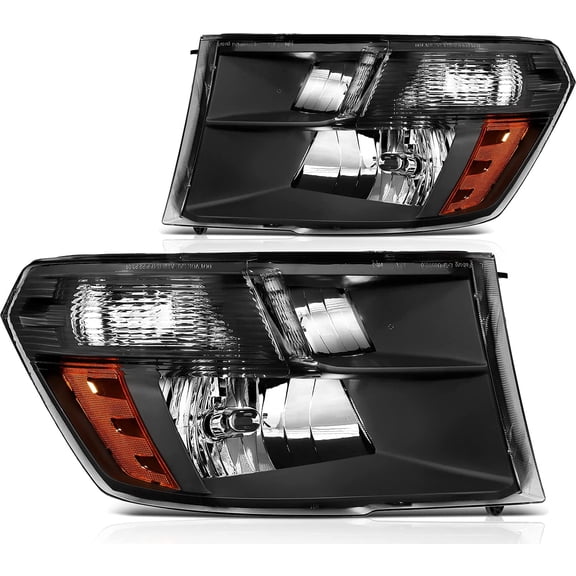 ECCPP headlight assembly kit for 2009-2018 Dodge Ram 1500 2500 3500 Headlights Front Lamp Direct Replacement Pair Left + Right
