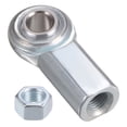thumbnail image 1 of ECF6 3/8" Rod End Bearing 3/8"-24 UNF Female Right Hand Thread, Cast Iron Rod End Joints, with Jam Nut, 1 of 4