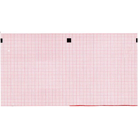 ECG Paper 112MM X 100MM X 300 Sheets (Works for CARDIOLINE Delta 3 Plus, Delta 6) (5)