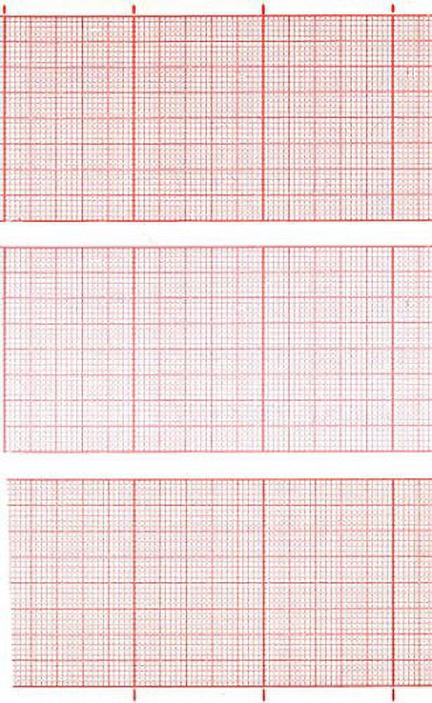 ECG Paper 145MM X 30M (Works for FUKUDA DENSHI FD31-FD34-FD35-FD36- FX328 -FX326, RED, Spoil, OP-31, OP-341TE) (5)