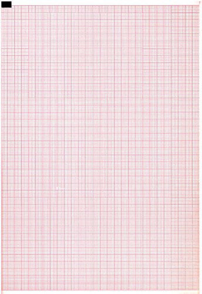 ECG Paper 210MM X 140MM X 350 Sheets (Works for Nihon KOHDEN PA9100Z,9130K) (10)