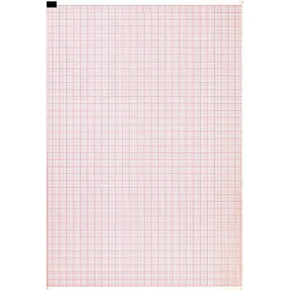 ECG Paper 210MM X 140MM X 350 Sheets (Works for Nihon KOHDEN PA9100Z,9130K) (10)