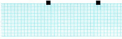 ECG Paper 60MM X 15M Blue Grid, DOT-Card (Works for CARDIETTE AR600 ADV, 66010037) (5)