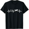 thumbnail image 1 of ECG Pulse Heartbeat | Riding Funny Horses T-Shirt, 1 of 4