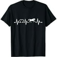 thumbnail image 1 of ECG Pulse Heartbeat | Riding Funny Horses T-Shirt, 1 of 4