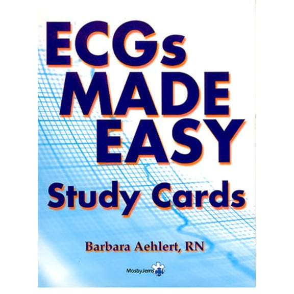 Pre-Owned ECG's Made Easy Study Cards by Barbara J. Aehlert Paperback English