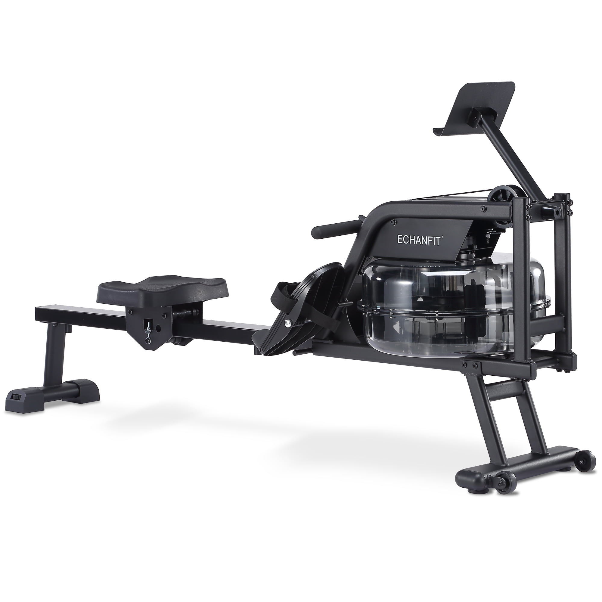 ECHANFIT Water Rower Machine with 6 x 32 Levels Resistance and