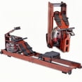 thumbnail image 1 of ECHANFIT Water Rowing Machine, Wood Brown, 400 lb, 1 of 5