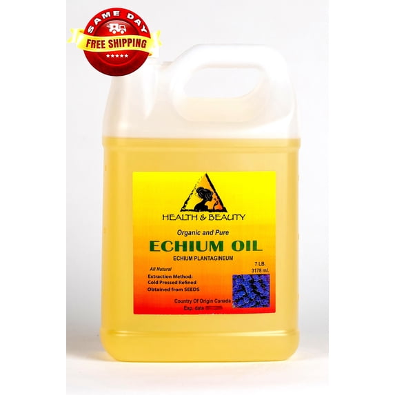 ECHIUM SEED OIL ORGANIC REFINED COLD PRESSED PREMIUM FRESH PRIME 100% PURE 7 LB