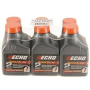 ECHO Power Blend Detergent Low Smoke Semi-Synthetic Motor Oil 50:1, 1 Gallon (6 Pack)