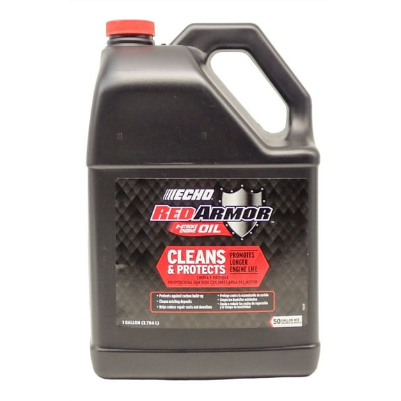 ECHO RED ARMOR 1 GALLON BOTTLE TWO STROKE OIL 128OZ MAKES 50 GALLONS