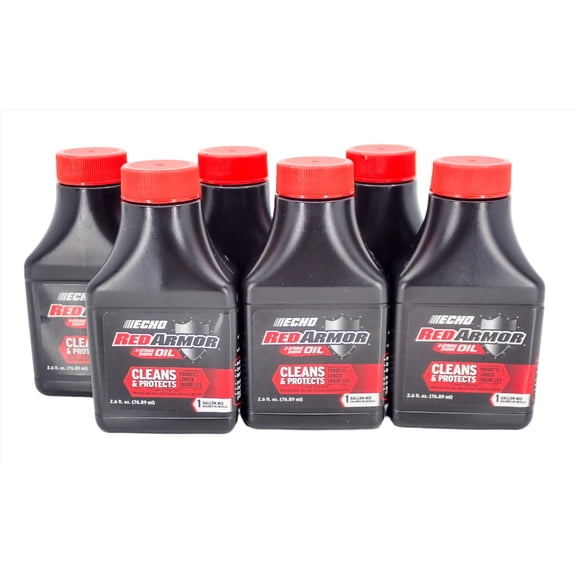 ECHO RED ARMOR 6 PACK 1 GALLON MIX 2.6OZ BOTTLES