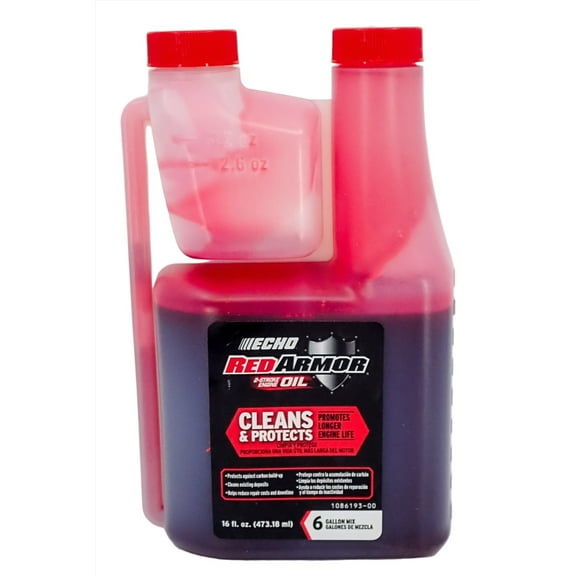 ECHO RED ARMOR TWO STROKE OIL 16OZ SQUEEZE BOTTLE