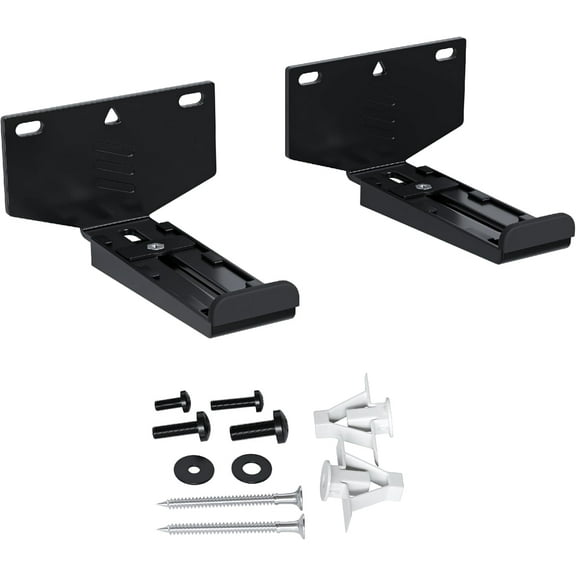 ECHOGEAR Depth Adjustable Soundbar Mount - Universal Mount Holds up to 20lbs & Dolby Atmos Compatible