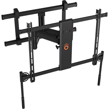 ECHOGEAR XL Full Motion TV Wall Mount + Handles – Universal TV Mount Fits Screens up to 90” –DIY Install – Ideal for OLED & QLED