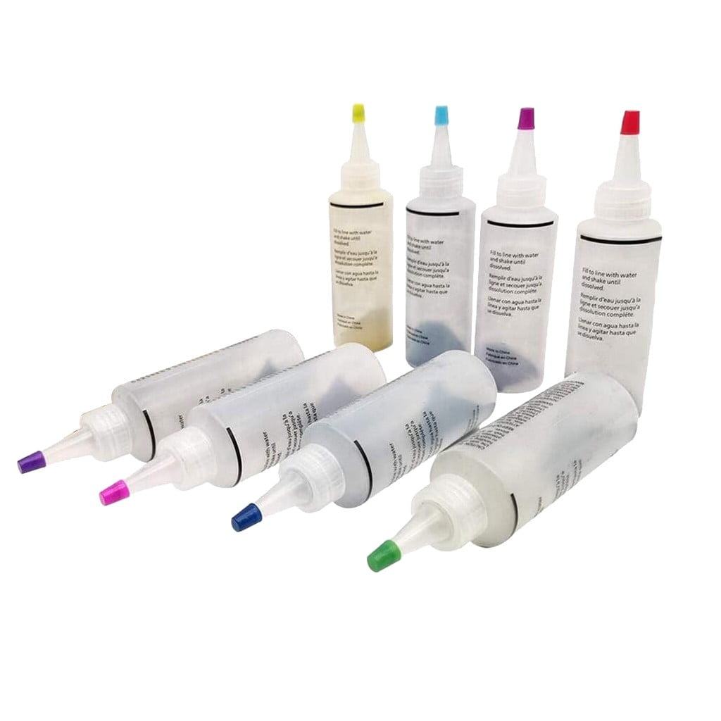 ECHOYY 8 Bottles Kit MutiColor Dyes Paint For DIY Arts ClotheS Fabric