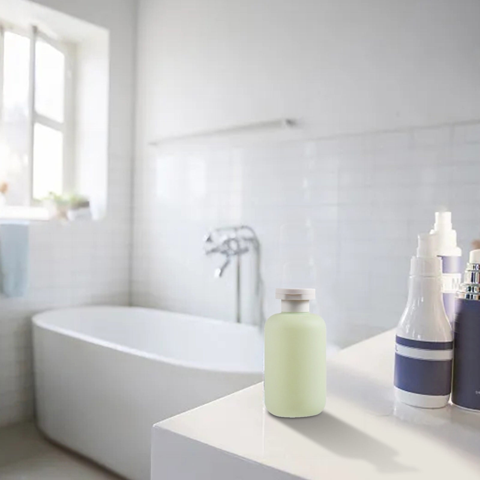 ECHOYY Travel Shampoo Bottle Refillable Clamshell Toiletries Bottle