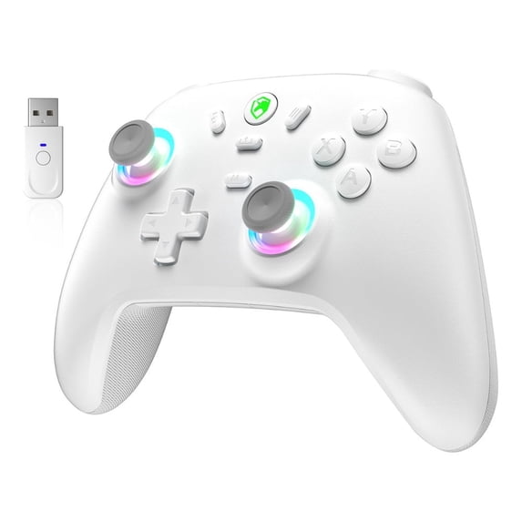ECHTPower Wireless PC Controller with Turbo and RGB for Nintendo Switch, Ios, and Android