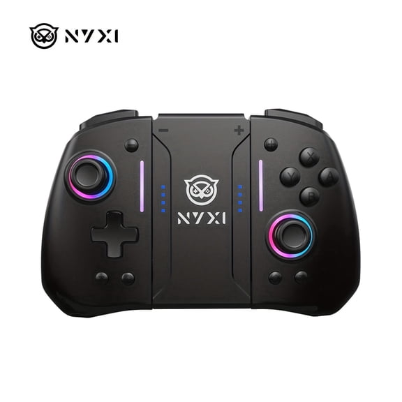 NYXI Hyperion Meteor Light Wireless Gamepad with Hall Effect Joystick, 6-Axis Gyro, RGB Lighting for Nintendo Switch, Switch 2, and PC