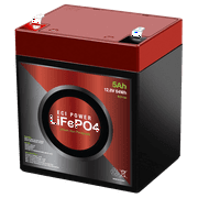 ECI Power 12V 5Ah Lithium LiFePO4 Deep Cycle Rechargeable Battery