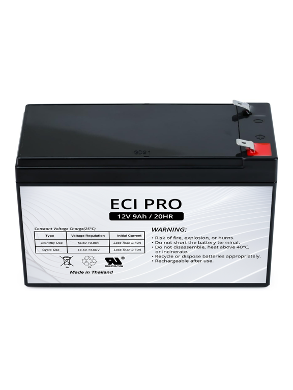 Sealed AGM 12V 9Ah SLA Battery Reliable Rechargeable Power for UPS, Scooters, Lighting, and Alarm Systems