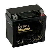 ECI Pro YTX5L-BS 12 V Vehicle Battery, 125 CCA for Motorcycle, Yamaha, Polaris, KFX