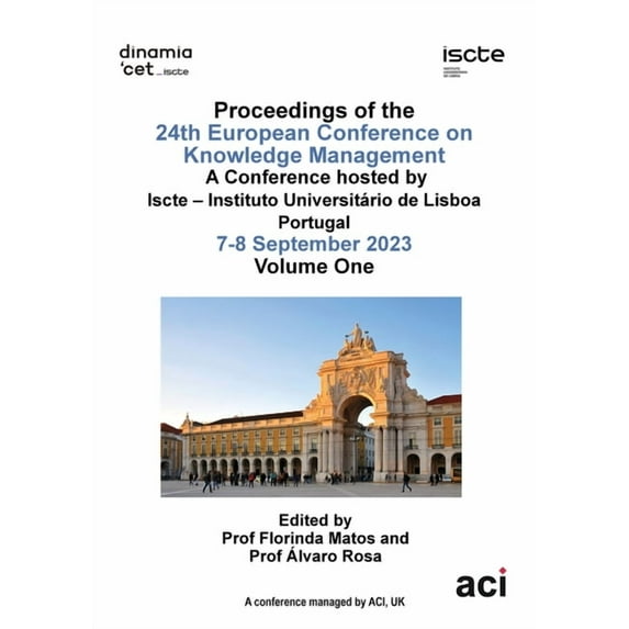 ECKM vol 1-Proceedings of the 24th European Conference on Knowledge Management-VOL 1 (Paperback)