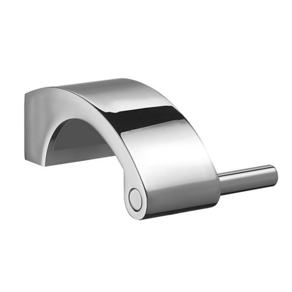 ECKOREA® Polished Chrome Robe & Towel Hook ECK-270O, Durable Zinc Alloy, Wall-Mounted, Screw-in