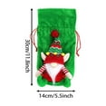 ECKYADAM Christmas Wine Bottle Decoration,Faceless Old Man Gift Bag
